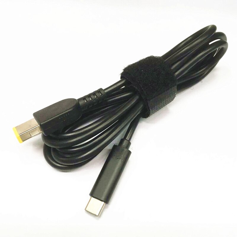 LUOLIANXIN USB-C to Slim Tip Power Cable Compatible with Lenovo Slim tip laptops (USB-C to Slim Tip Black)