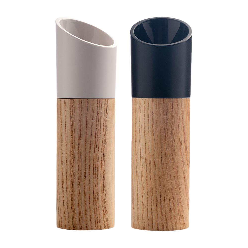 Manual Salt and Pepper Grinder Wooden Shaker Refillable Ceramic Rotor Sea Salt Grinder Kitchen Tools