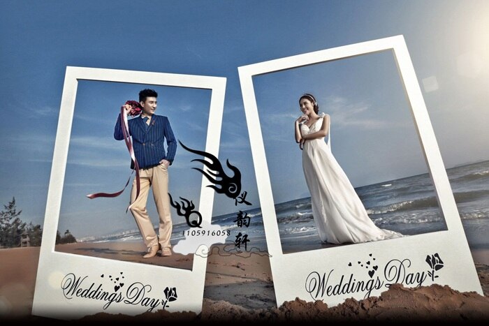 festival supplies Frame Photo Booth Props Photography mask paper Card Wedding/birthday/ Party white wedding day Wh