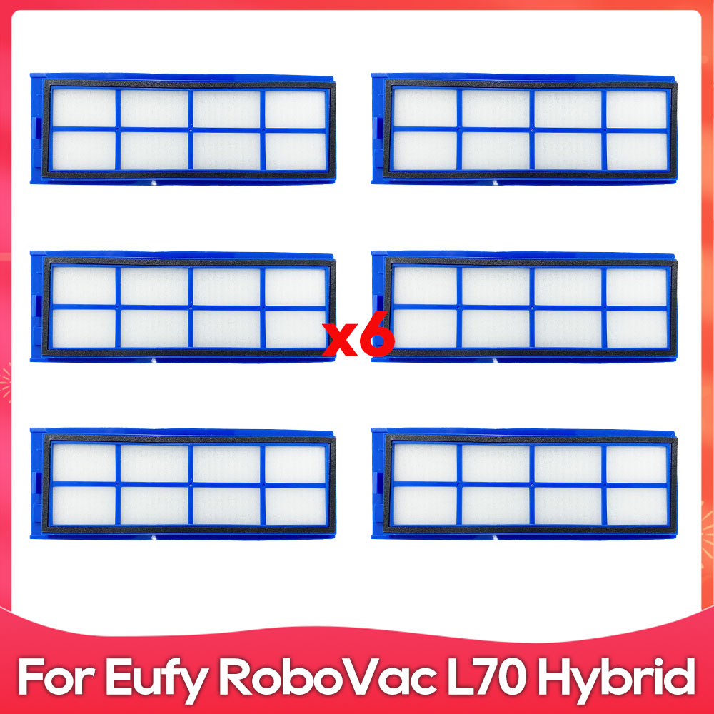 Compatibel met ( Eufy RoboVac L70 Hybrid ) Hoofdborstel, Zijborstel, HEPA-filter, Dweildoek, Accessoire voor Robotstofzuiger: Donker Kaki