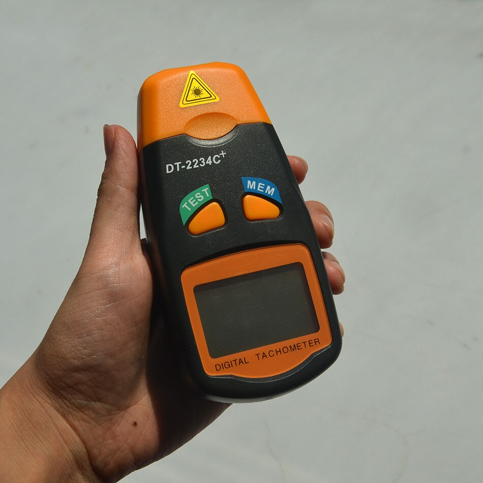 tachymètre Photo numérique portatif RPM mètre 2.5-99999 tr/min haute précision LCD sans contact moteur tour photoélectrique speedmètre
