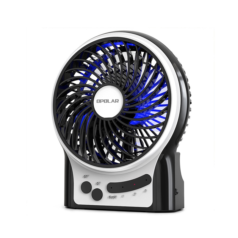 OPOLAR Mini Fan USB Desk Fan Small Portable Hand Held Fan 2200Mah Rechargeable Battery Fan For Office Desktop Travel Camping