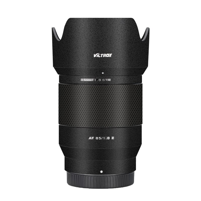 Viltrox AF85F1.8 Z naklejką na obiektyw do Viltrox AF 85mm F1.8 mocowanie obiektywu skórka kalkomania Premium okłady futerały ochronna folia: Frosted Black