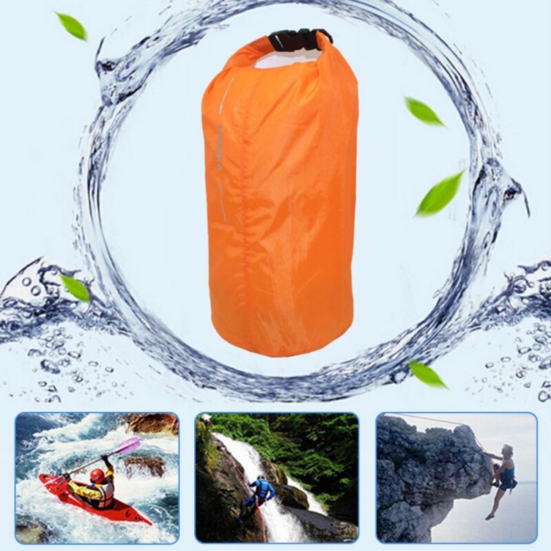 8L bolsa seca impermeable portátil de Nylon PU impermeable bolsa de natación saco bolsa de almacenamiento paquete para Camping senderismo canotaje