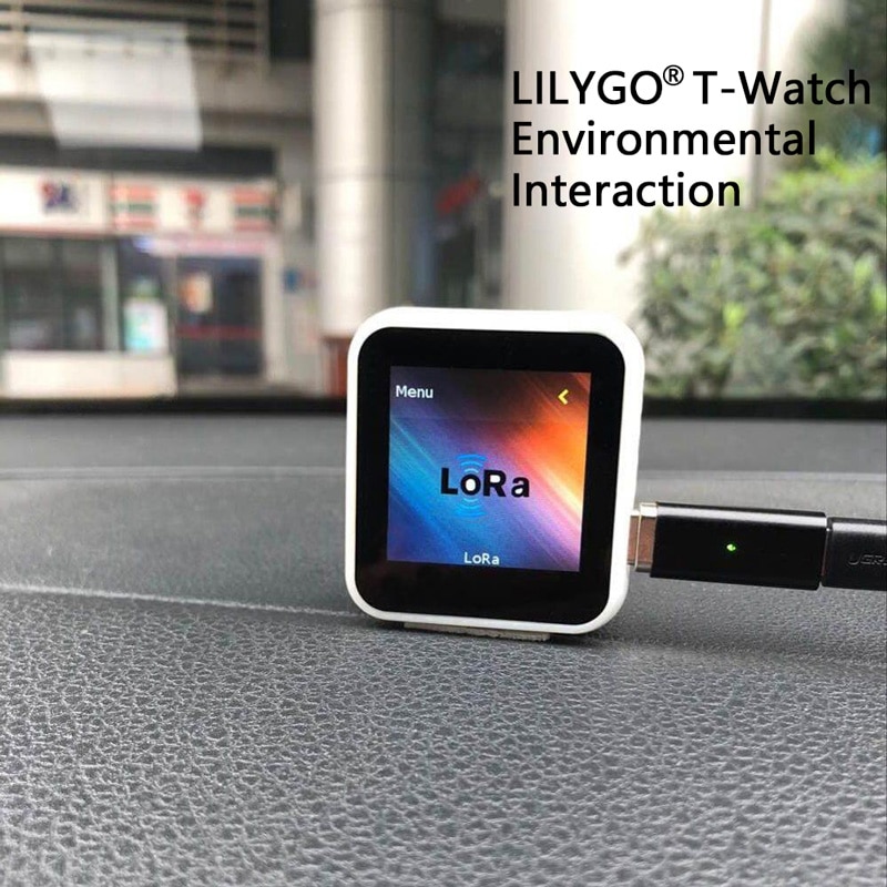 LILYGO®TTGO T-Uhr Programmierbare Tragbare Umwelt Interaktion WiFi Bluetooth Lora ESP32 Kapazitiven Touchscreen