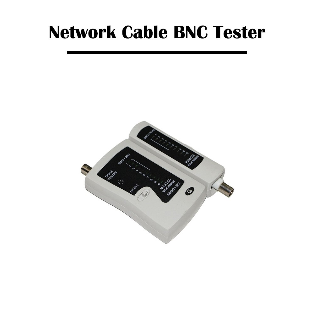 Network Cable Tester Telephone Cable RJ 11 RJ 45 Network Cable Cat 5e Cable Coaxial Cable RG59/RG6 CCTV Ethernet