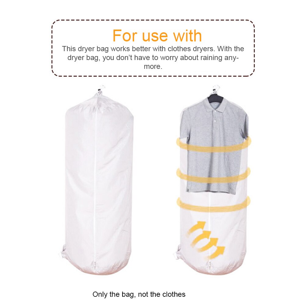 Hanging Cold Weather Clothes Drying Bag Storage Laundry Basket Zipper Practical Large Sweater Household For FTK270 FKC1C C2C