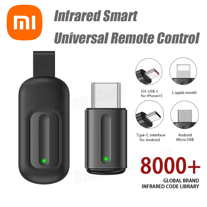 Xiaomi Smartphone IR Mini Adapter IR Blasters Type C USB Universal Smart Infrared App Control Adapter Suitable For Android iOS