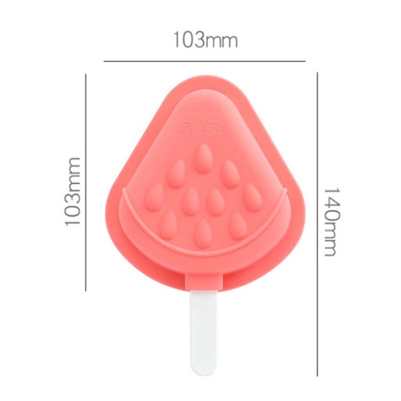 Molde de helado de silicona para el hogar, base para el hogar, modelo de helado, molde para paletas de fruta: 1