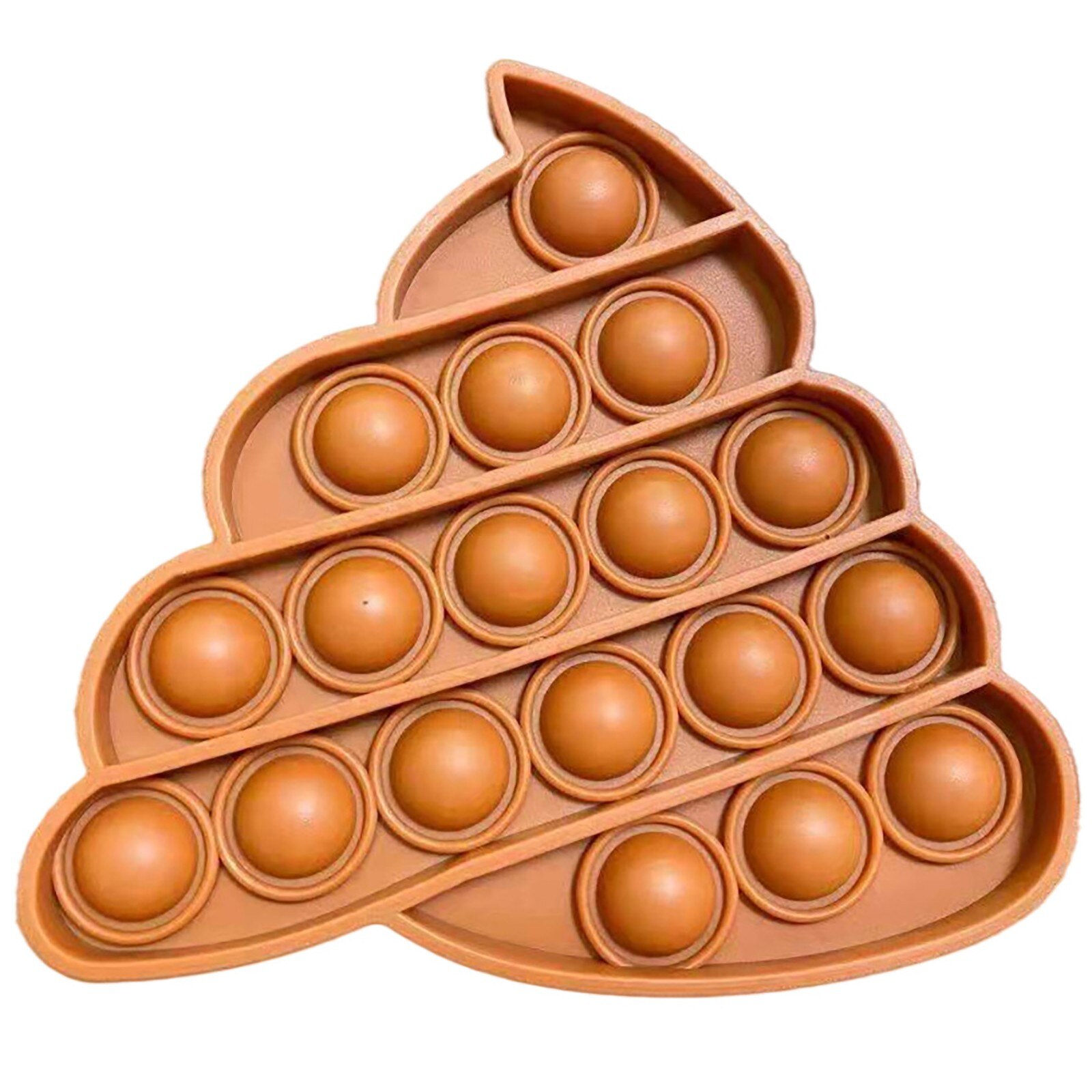 Push Bubble pop it Autism Fidget Toys Special Needs Stress Reliever Helps Relieve Stress and Increase Focus Soft Squeeze Toy: F