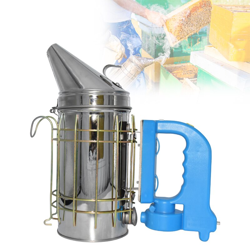 Rechargeable Stainless Steel Electric Bee Smoke Transmitter Kit Electric Beekeeping Tool Apiculture Beekeep Tools Bee Smoker