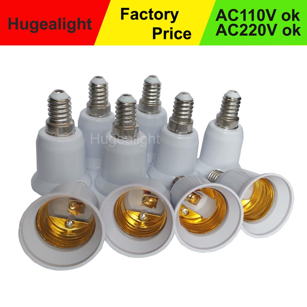 E14 to e27 adapter omvandlingssockel brandsäker plast omvandlarmaterial sockel glödlampa adapter lamphållare