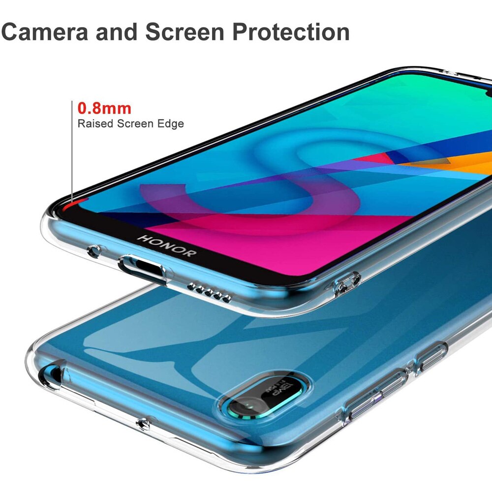 Zachte Siliconen Case Voor Huawei Y5 Helder Shockproof Tpu Bumper Case Voor Huawei Honor 8S Transparante Telefoon Terug cover