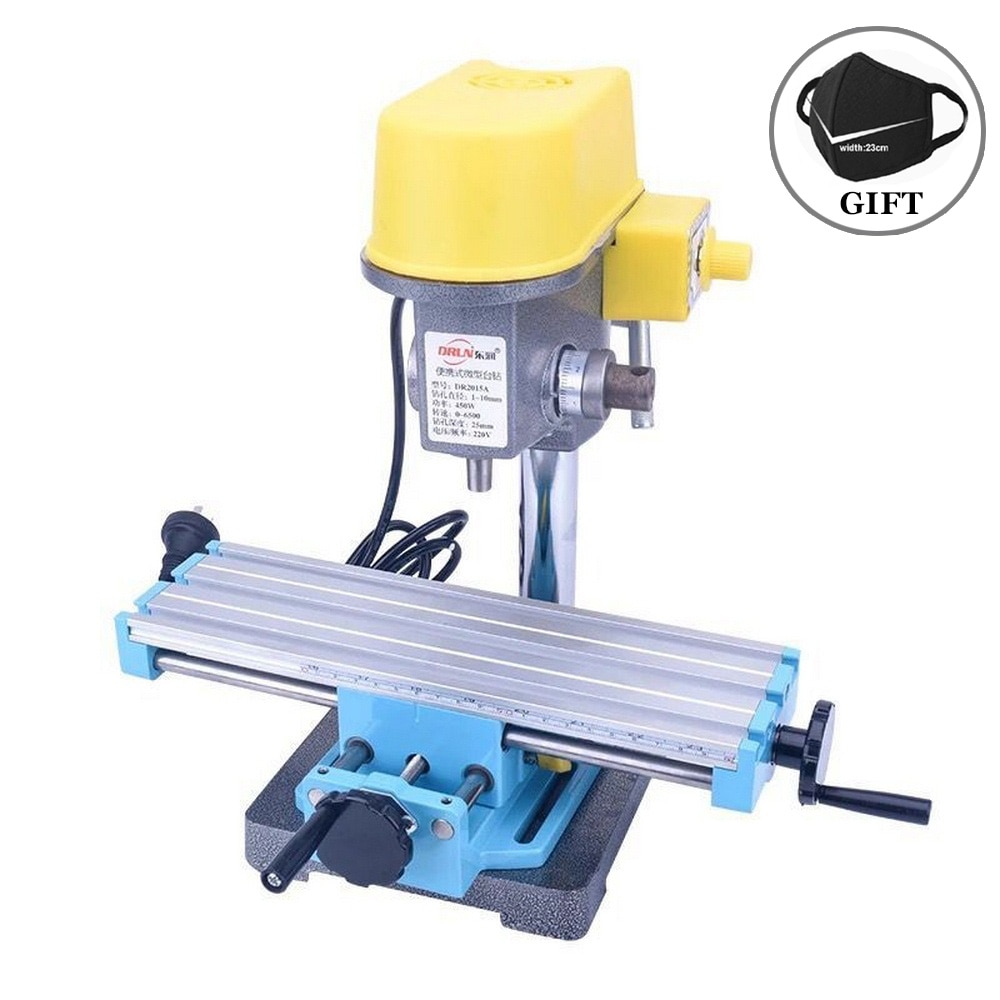 Mini Micro Bench Drill X Y-axis Adjustment Table Electric Drill Workbench Drill Vise Fixture Coordinate Table Milling Machine