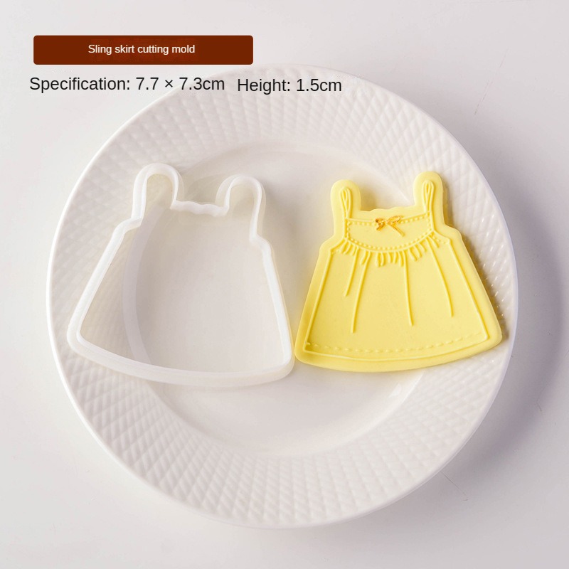 Baby-Kleidung, Keksausstecher, Prägung, Babyparty, Geburtstag, Fondant, Kekse, Werkzeuge für Kuchendekoration, Backzubehör für freundlicher: Lila