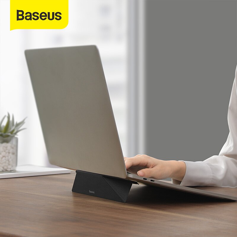 Baseus Opvouwbare Laptop Stand Voor Macbook Air Pro Verstelbare Aluminium Laptop Riser Portable Notebook Stand Ultra Dunne Boek Stand