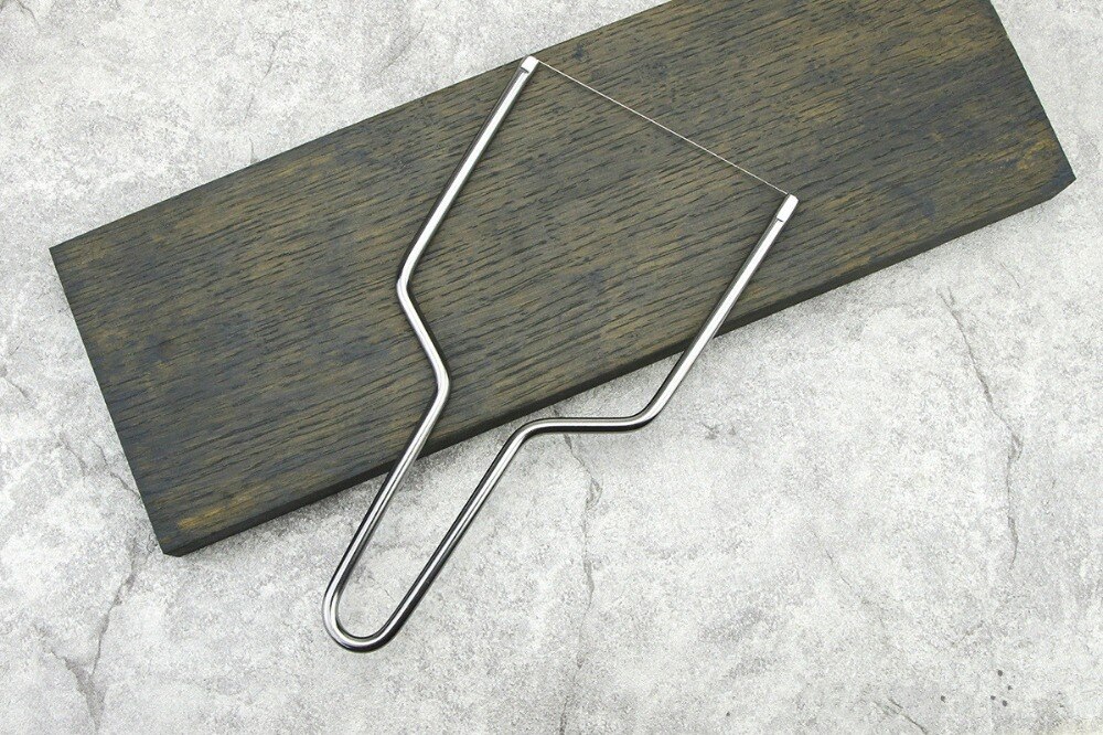 Coupe-fil en acier inoxydable pour fromage | Bricolage, pour le beurre pour le Foie Gras, cuisson de gâteaux de fromage, OK 0913 1 pièce