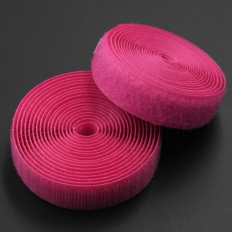 2cm wide DIY Hook and Loop No Adhesive Fastener Tape Nylon Button Sewing Garment Bags DIY Magic kneading Patch velcros: 5