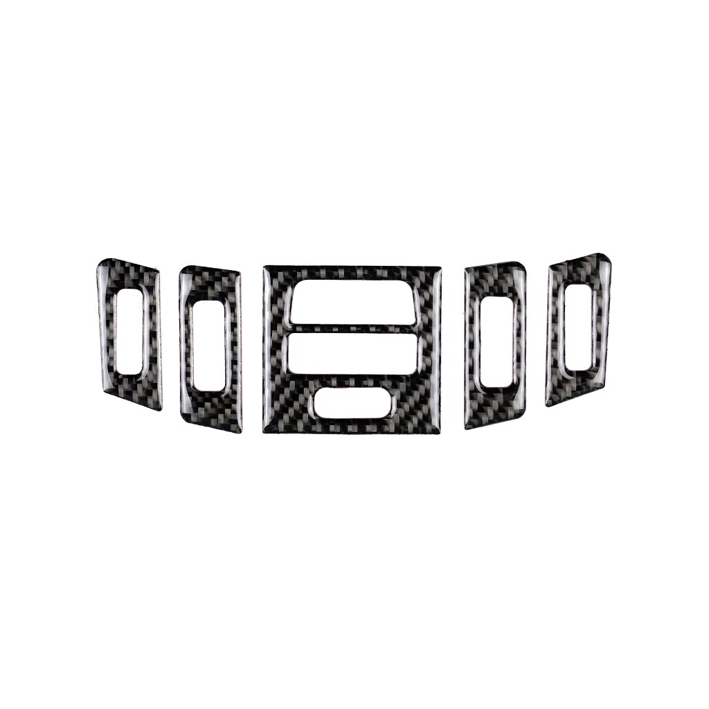 Carbon Fiber Central Air Conditioner Outlet AC Outlet Dashboard Speaker Panel Decor M For BMW E90 E92 E93 3 Series Accessories