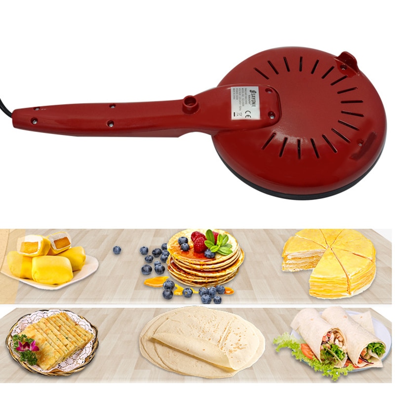 Machine à crêpes Pizza électrique 220v | Plancha antiadhésive, poêle à crêpes, outils de cuisine, poêle à crêpes portables