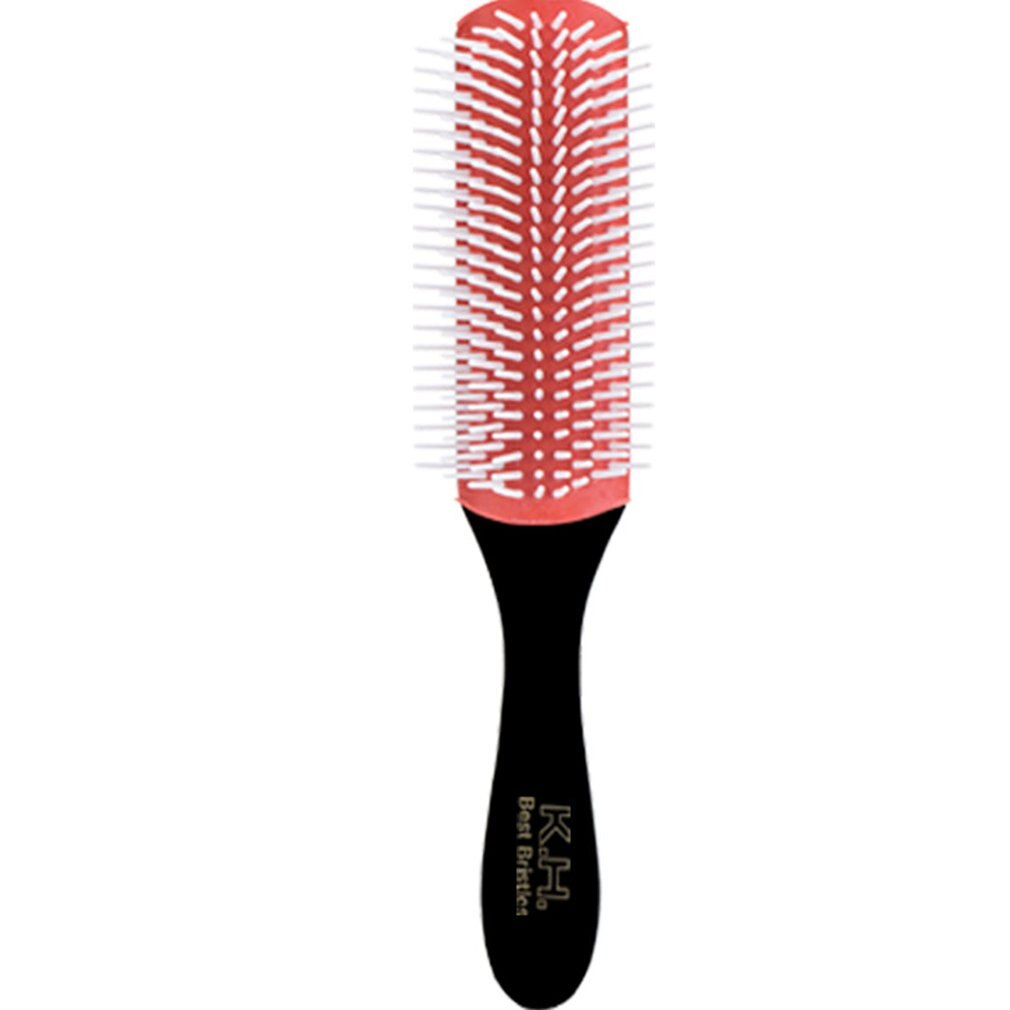 Massage Comb Anti-static Air Cushion Straight Hair Comb Detachable Nine-row Combing Hairdressing Tool: black