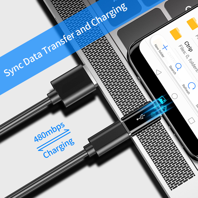 YBD OTG Type-C Adapter USB C naar Micro USB OTG Kabel Thunderbolt 3 USB Type C Adapter voor macbook Pro Samsung S9 Een plus USBC