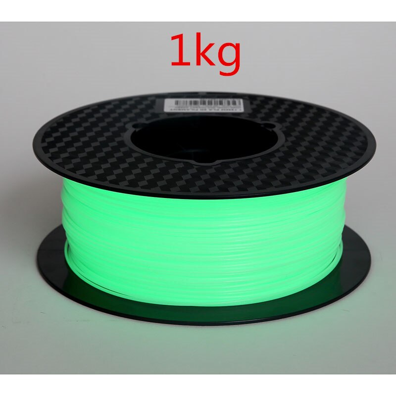 Noctilucous PLA 3d Drucker Filament Noctiucent 1,75mm Druck Material Noctilucous Blau Grün 1kg/500G/250G glühen in das dunkel: Grün 1kg