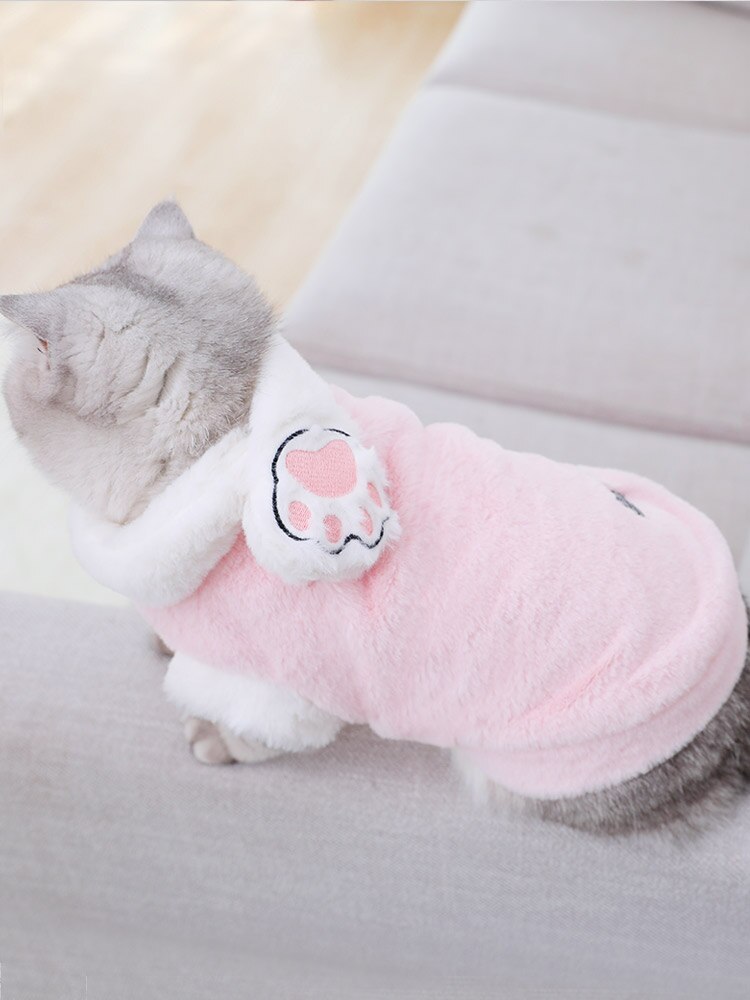 Winddicht Mode Kat Hoodies Winterjas Katten Producten Huisdieren Pak Voor Koud Weer Ropa Para Gatito Huisdier Producten OO50WY