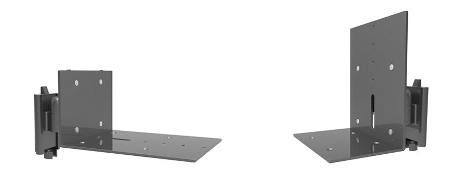 BL-S01 Aluminium Legierung 2 stück (1 Paar) Audio- Lautsprecher Halterung Neigung schwenken Hängen Halterung Schnell Einfache Installation Unterstützung Gestell