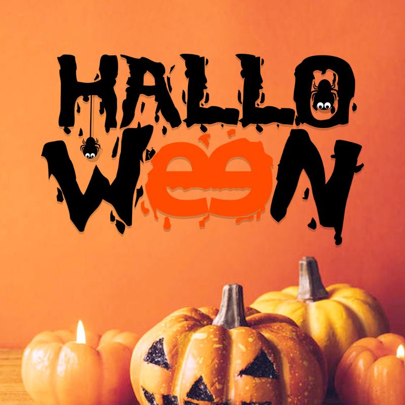 Halloween Verwijderbare Pvc Magics 3D Plafond Vloer Sticker, De Art Dreamscape Home Decor Muurschilderingen Behang
