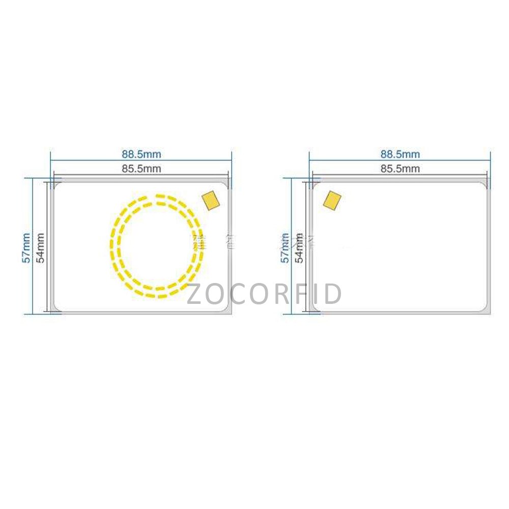 100 Stuks Id-kaart Dunne Id Access Control Card 125Khz TK4100 Witte Rfid Card Size 85.5X5 4Mm/10 Nummer Code