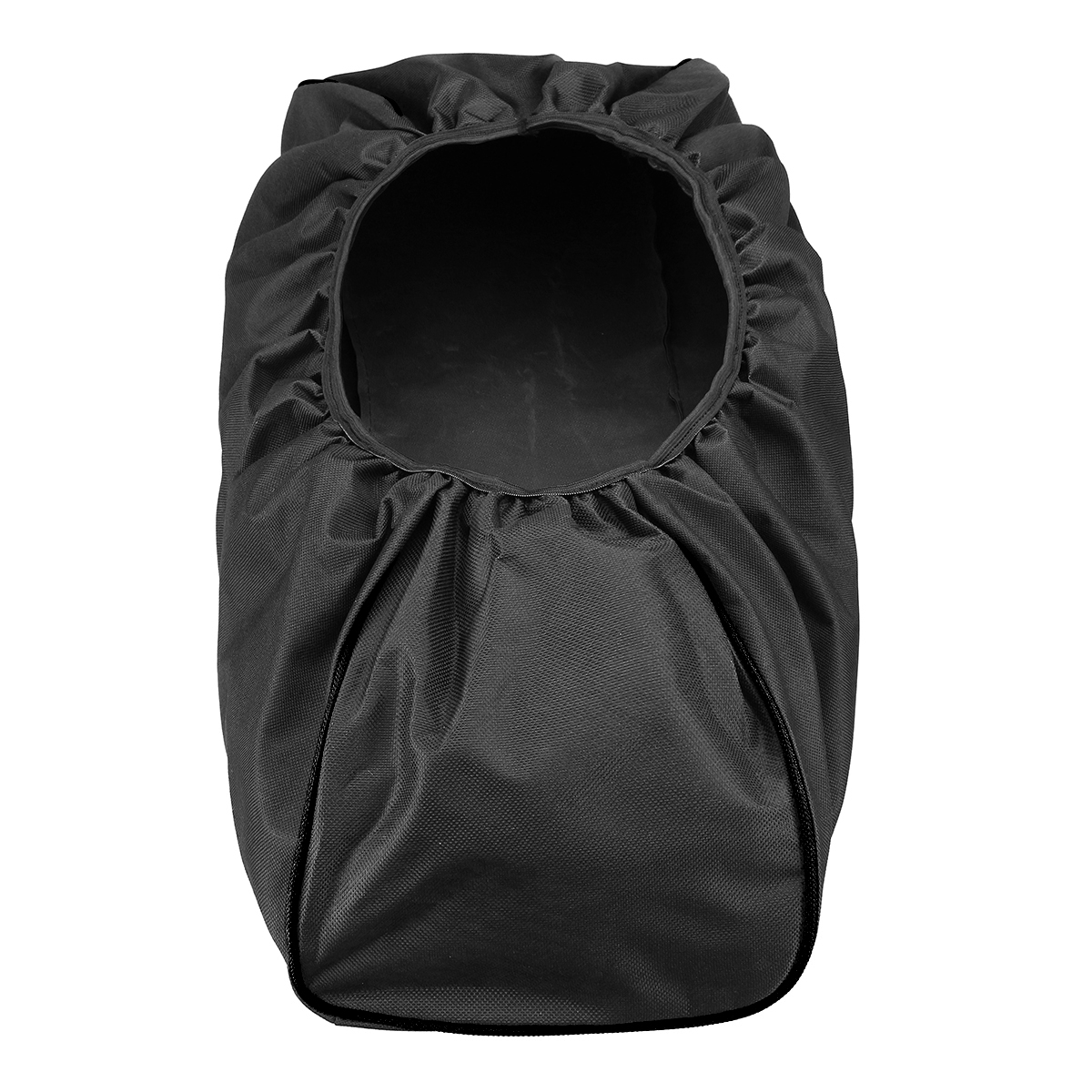 Black Waterproof Soft Winch Dust Capstan Cover 8,000-17,500 lbs Trailer SUVs 1pcs Double Stitched Seams Winch Cover