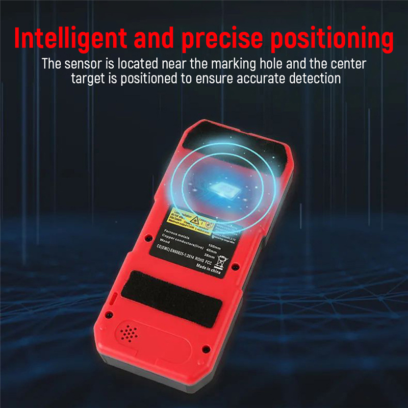 Escáner de pared , barra de acero de UNI-T/tubería de cobre/Cable/Detector de madera y Metal, reproducción de voz, LCD retroiluminado