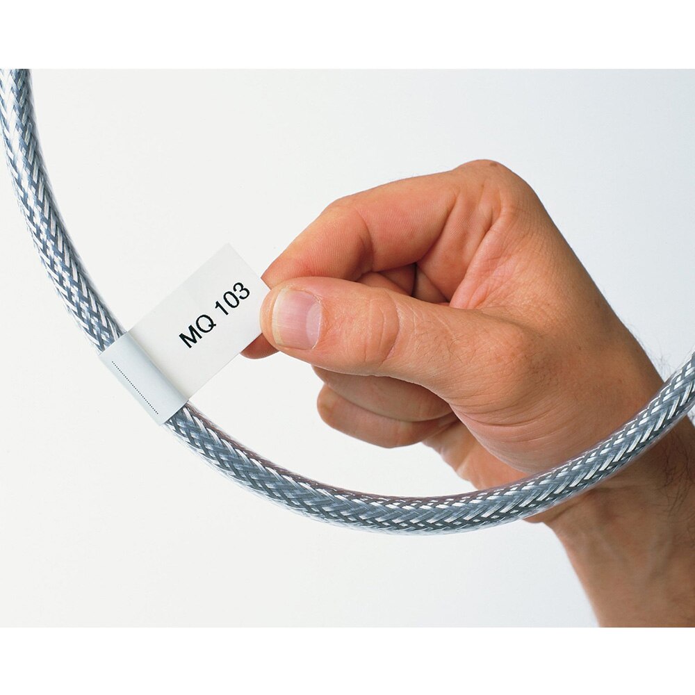 1PC 18488 18490 18489 18491 Kompatibel für DYMO Nashorn Industrielle flexibel Nylon Etikett Bänder für DYMO Nashorn 5200 Etikett Hersteller 12mm