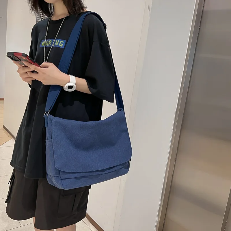 Herren-umhängetasche, vielseitig, vintage-canvas, studenten-messenger-bag, marken-tooling-wind-schultertasche, postbotentasche, 가방 sac