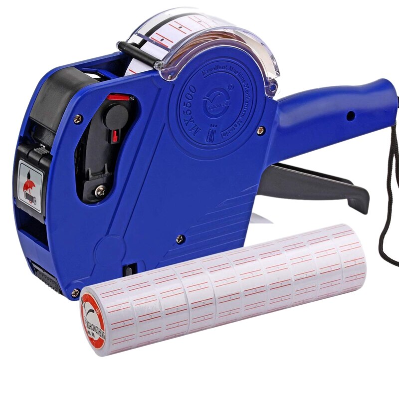 Blauw MX5500 Eos 8 Cijfers Prijzen Prijs Maker Kit Met 7,000 Etiketten Spare Inkt: Default Title
