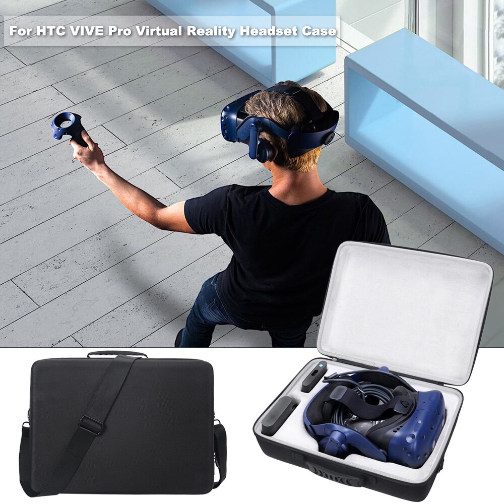 ¡Novedad de ! caja de transporte rígida para viaje, estuche para HTC VIVE Pro VR, auriculares de realidad Virtual-Bolsa de almacenaje de transporte