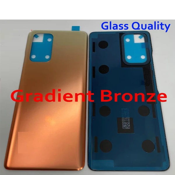 Il miglior nuovo alloggiamento della batteria per Xiaomi Redmi Note 10 Pro coperchio in vetro Cover posteriore note10 pro max custodia posteriore muslimex Mobile Shell: Brown