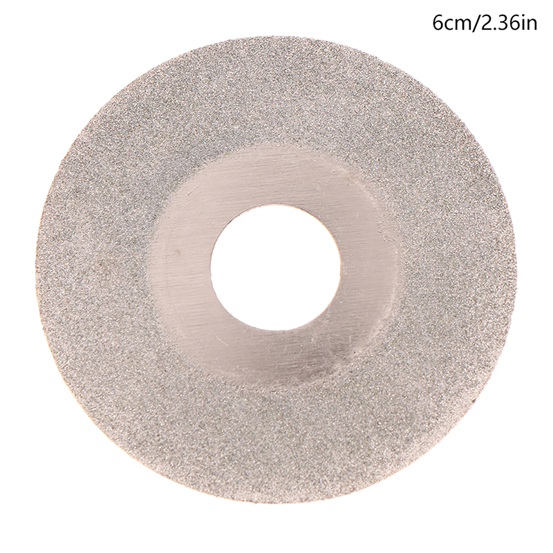 Mini multifunctioneel tafelzaagblad 2.5 inch diameter 63mm amaril harszaagblad elektrisch zaagblad doe-het-zelf elektrisch gereedschap: Zilver