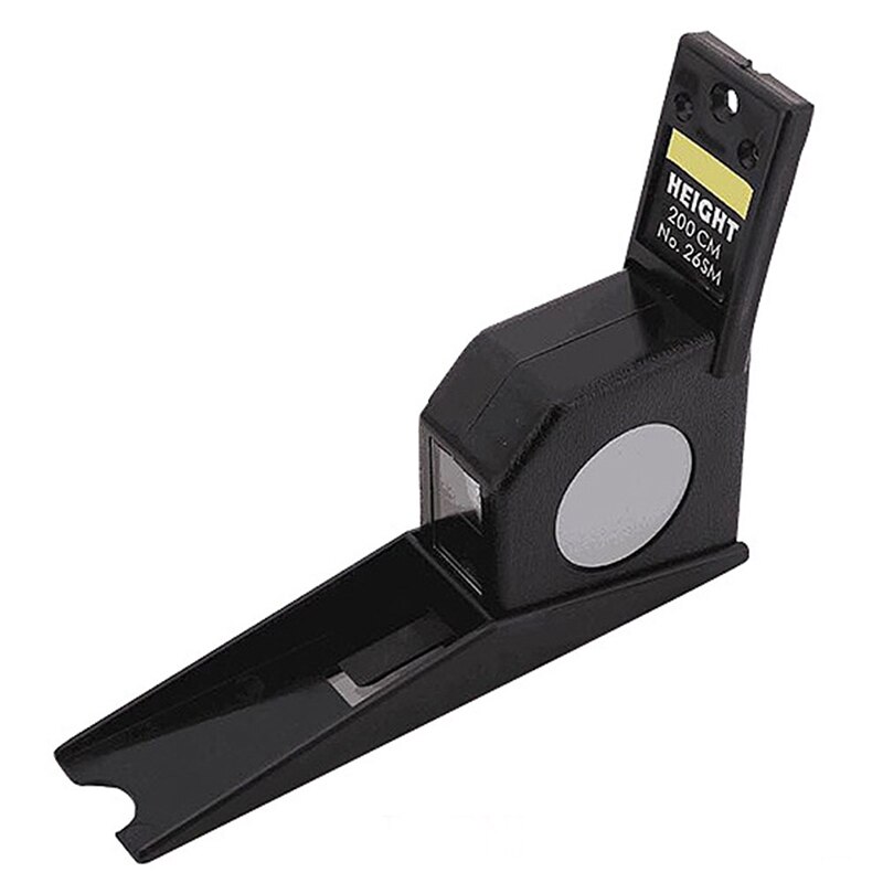 Meetlint voor aan de muur bevestigde, intrekbare groeihoogtemeter voor lichaamsnauwkeurige hoogtemeter: Zwart  g315843a