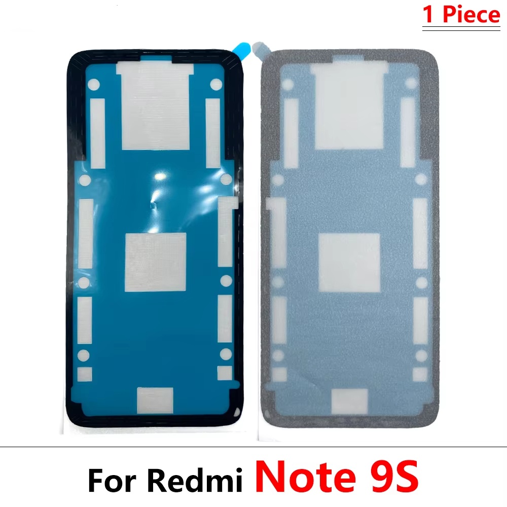 For Xiaomi Redmi Note 10 7 8 9 11 4G 12 Pro Plus 11S 9S Waterproof Adhesive Back Housing Battery Cover Glue Stickers: Sky Blue