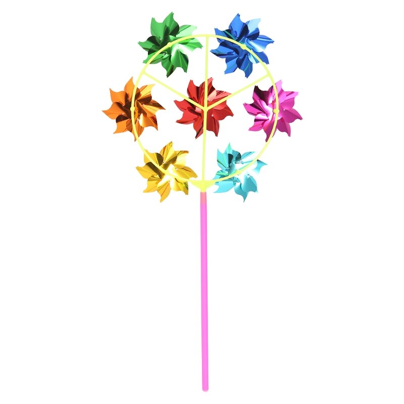 Hbb Kleurrijke Diy Pailletten Windmolen Wind Spinner Huis Tuin Yard Decoratie Kinderen Speelgoed