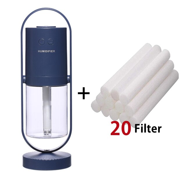 200ml Mini Luftbefeuchter Elektrische Aroma Öl Diffusor USB Kühlen Nebel Spritzgerät Luft Reiniger mit Bunten Nacht Licht für Mini xiaomi: N FilterX20