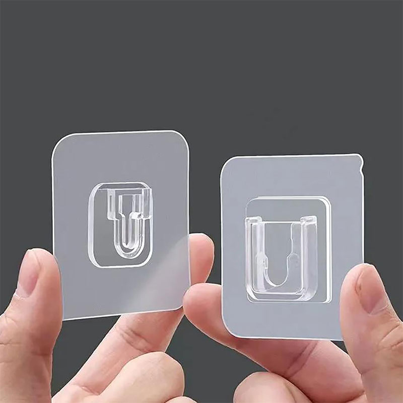 2–20 Paar doppelseitig klebende Wandhaken, transparenter selbstklebender Haken, kein Bohrer, Aufkleber, Aufbewahrungsaufhänger für Badezimmer und Küche: XL / Bronze-