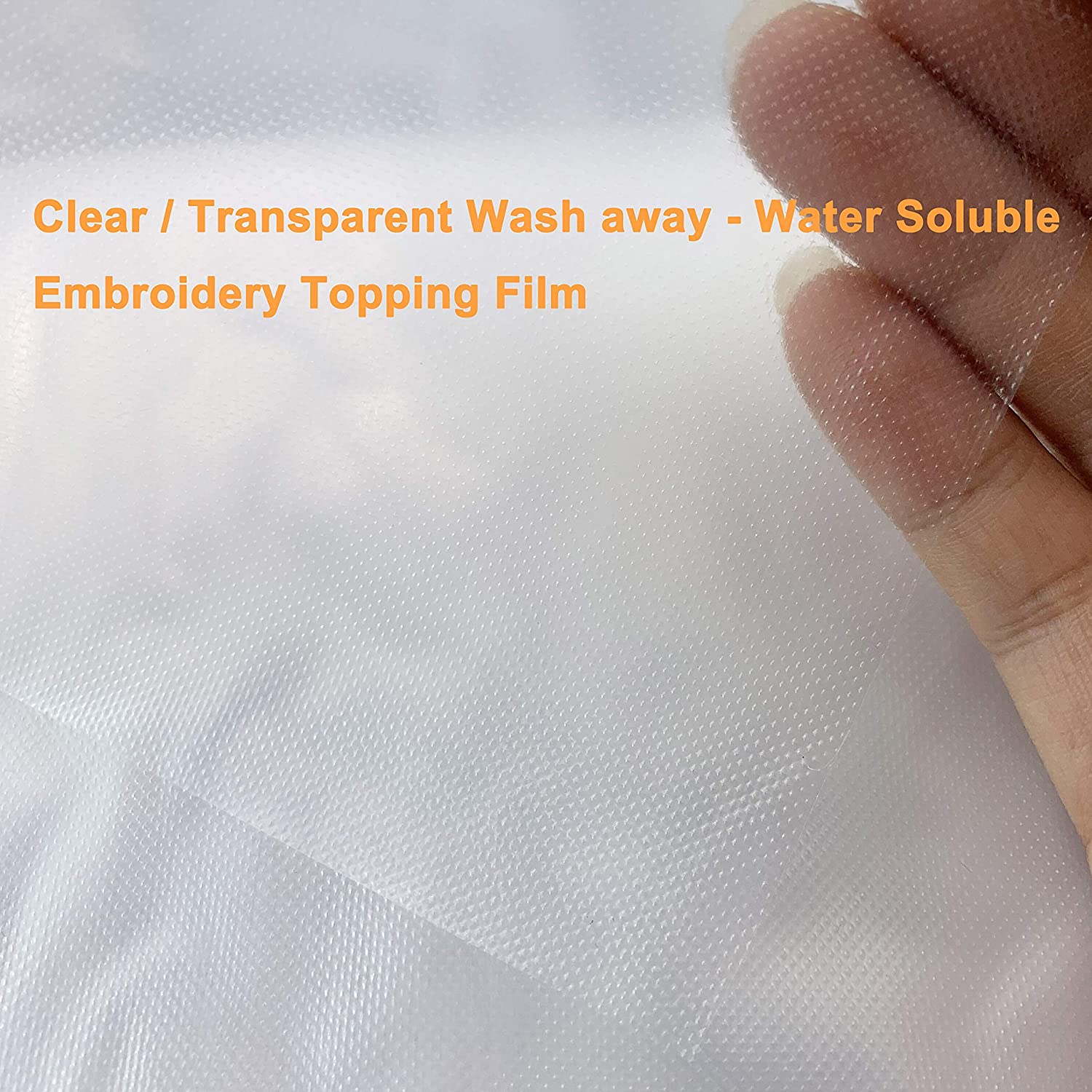 1pcs 100x100 Cross stitch water soluble canvas embroidery stabilizer film fabric DIY hand sewing supplies craft supplies