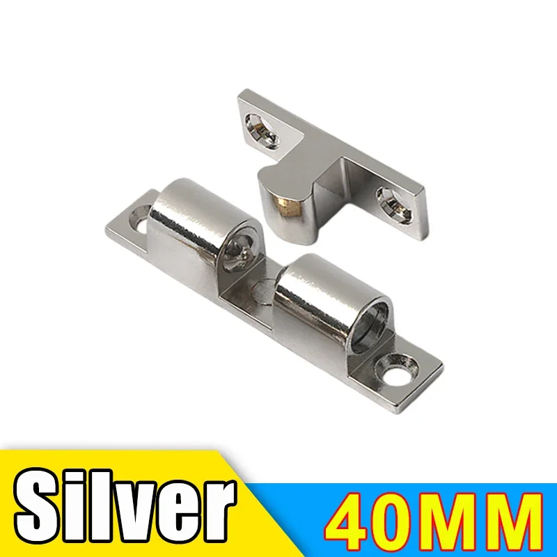 Möbeldörrsspärr mässing dubbel rullfjäder kulspärr skåp garderobsdörr justerbar spännspärr: Brons / 70mm