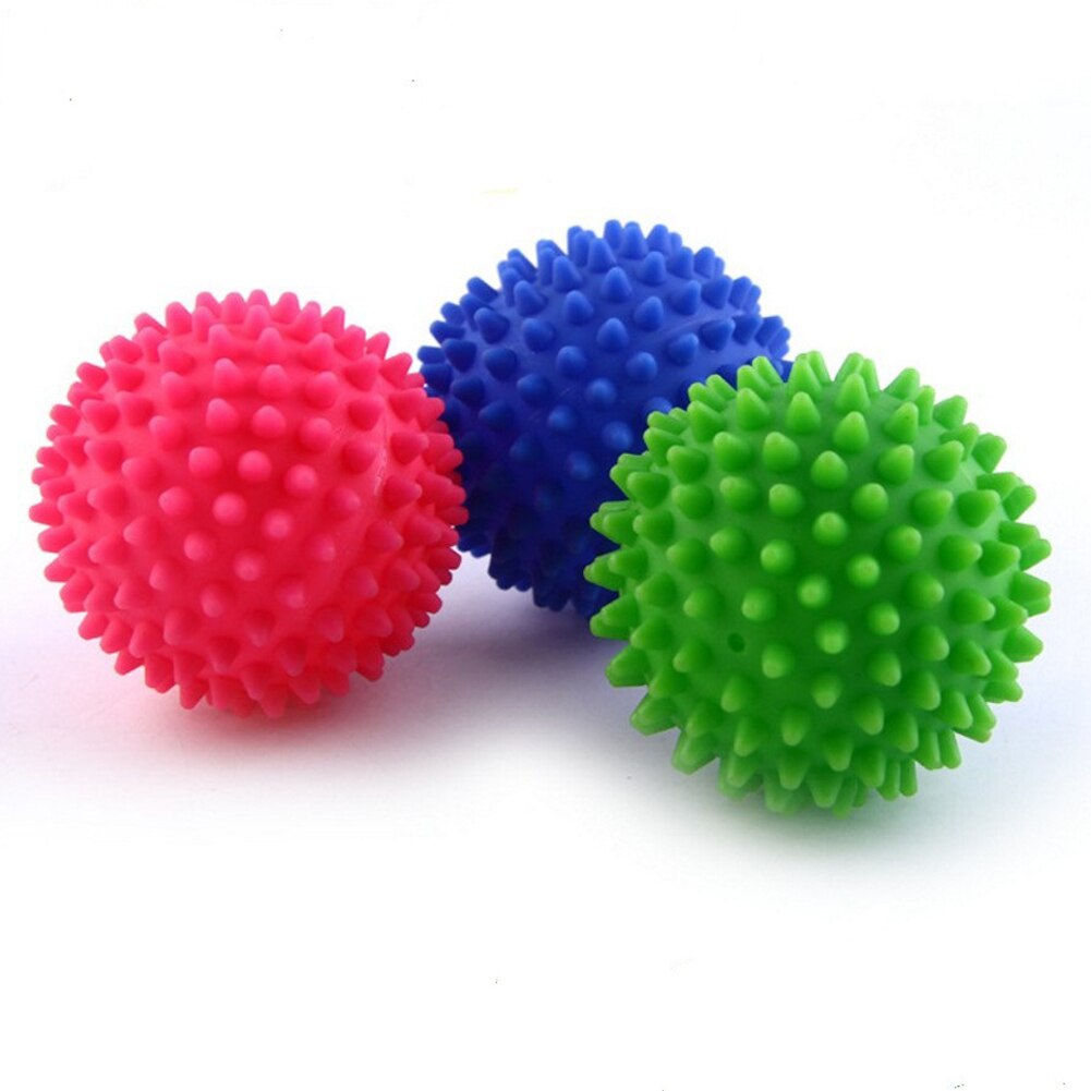 For Washing Machine Magic Washing Tool Laundry Balls Reusable Cleaning Drying Fabric Softener Ball PVC Dryer Balls Accessories: Random Color 5pcs