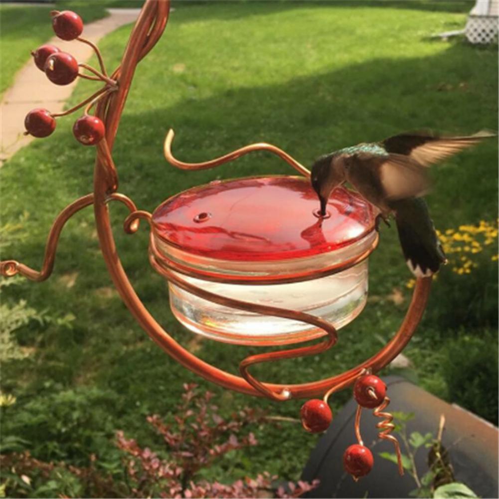 Durable Bird Feeder Red Hummingbird Feeder Attractive Easy to Clean Durable Sturdy Drinker