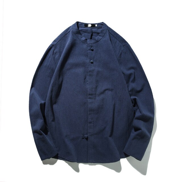 Ropa China tradicional para hombres, camisas de lino de algodón, prendas de vestir exteriores de Jack Chan Kung Fu Tai Chi, Tops de Estilo de China para hombre