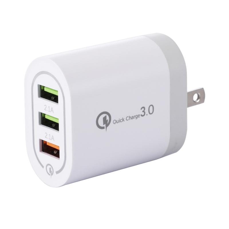 Dual typ interface Multi USB Port Schnelle Reise Wand Ladegerät Stecker für Smartphones 3 port für EU/UNS Schnelle ladegerät QC3.0 Telefon